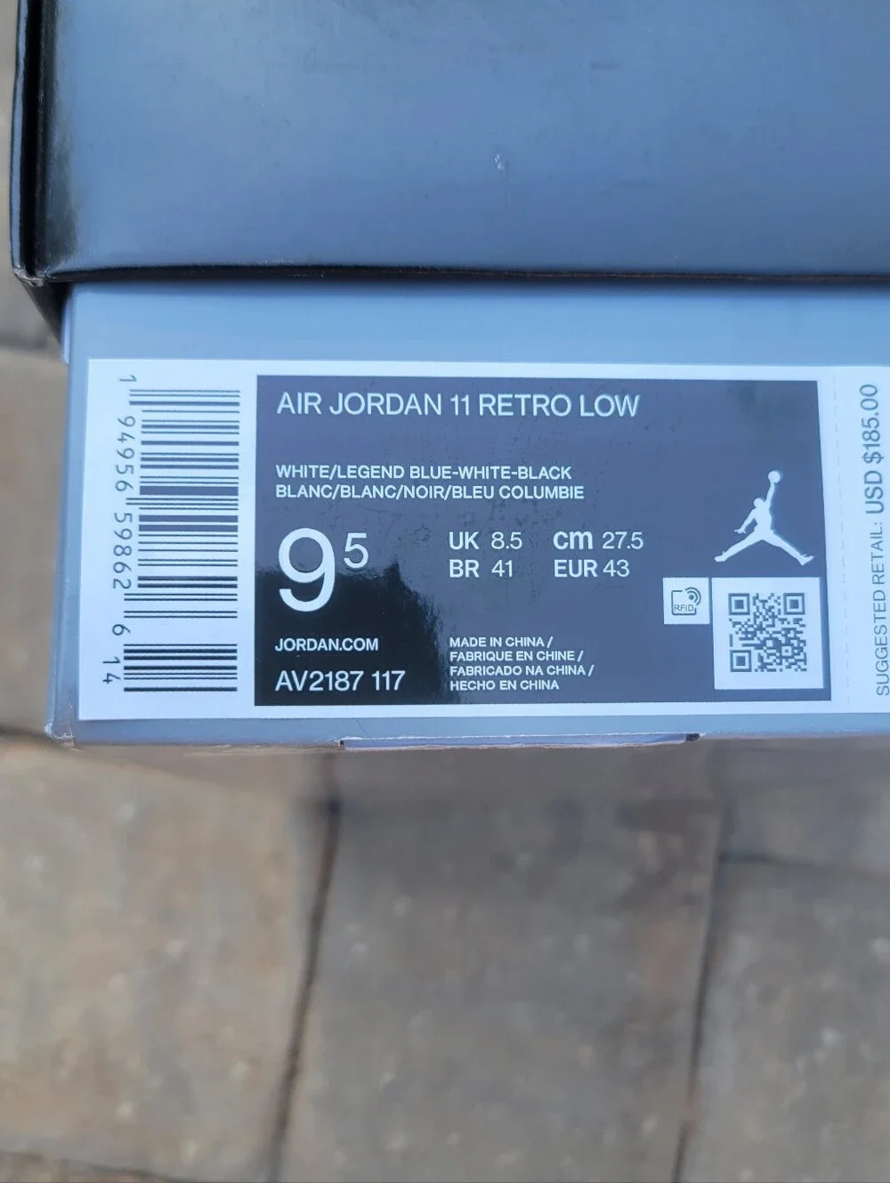 Jordan 11 Retro  Low 'Legend Blue'